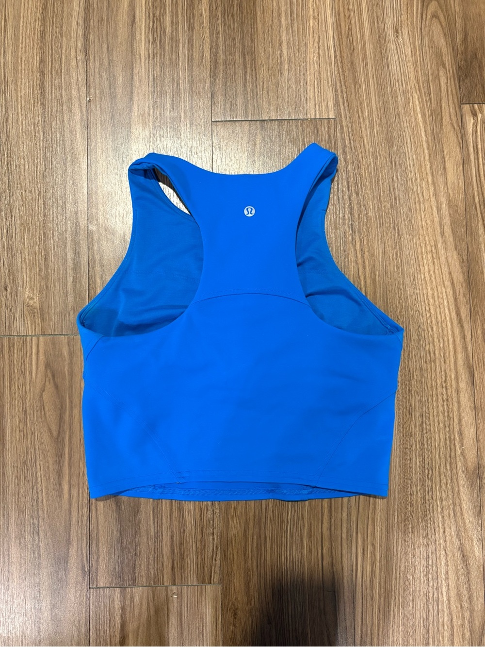 lululemon athletica Vibrant Blue Racerback Crop Tank
